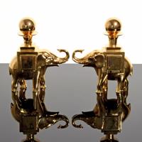 Pair of Francois-Xavier Lalanne Gilt Bronze Elephant Candlesticks - Sold for $66,560 on 12-03-2022 (Lot 571).jpg